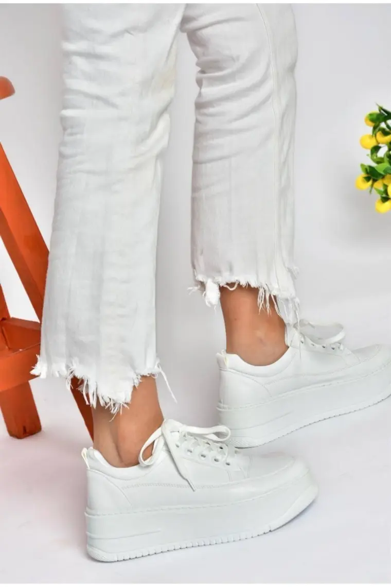 Fox Shoes P274117509 Yükseknlı Kadın Spor Ayakkabı Sneakers