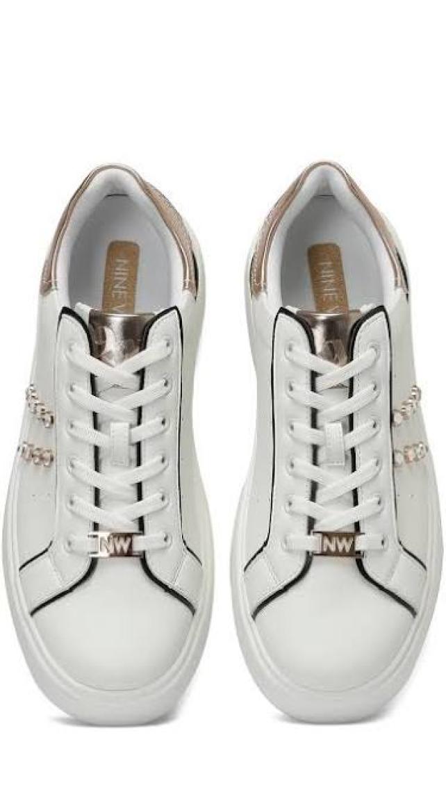 Nine West Alme 3fx Beyaz Kadın Sneaker