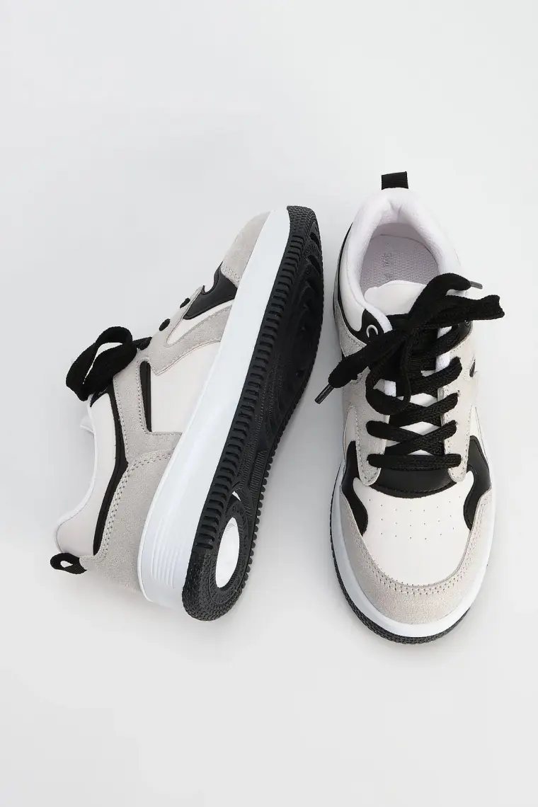 Marjin Kadın Sneaker Yüksek Taban Spor Ayakkabı Aryan