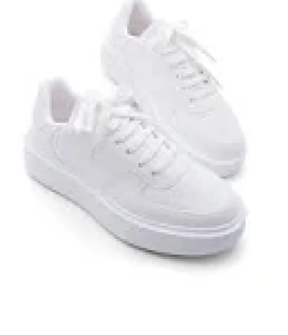 Marjin Kadın Sneaker Spor Ayakkabı Kalın Taban Bağcıklı Azin