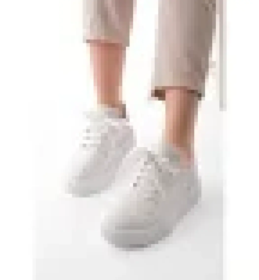 Marjin Kadın Sneaker Spor Ayakkabı Kalın Taban Bağcıklı Azin