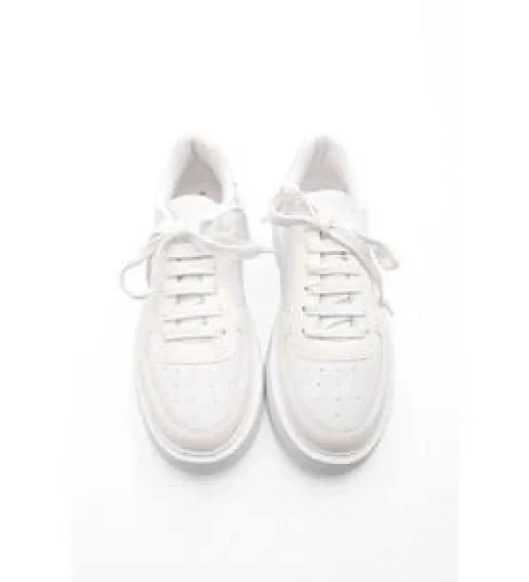 Marjin Kadın Sneaker Spor Ayakkabı Kalın Taban Bağcıklı Azin