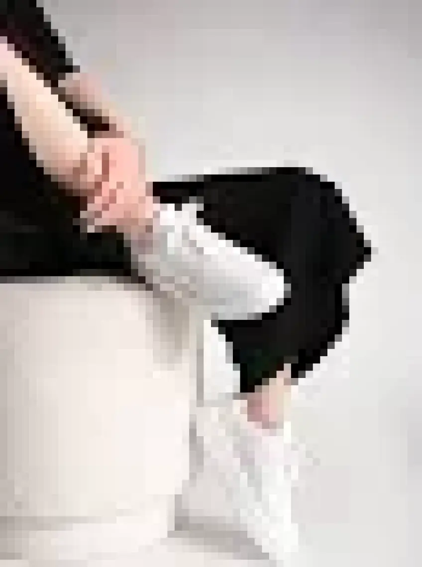 Marjin Kadın Sneaker Spor Ayakkabı Kalın Taban Bağcıklı Azin