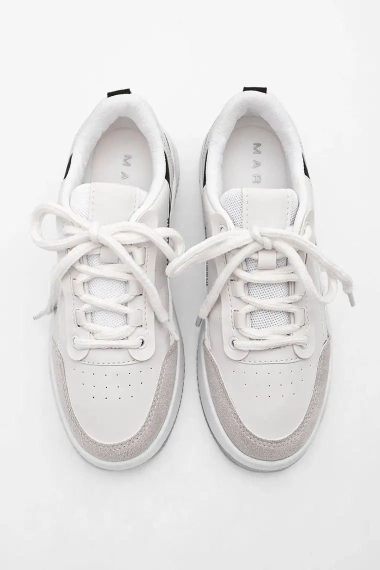 Marjin Kadın Sneaker Kalın Taban Spor Ayakkabı Loske