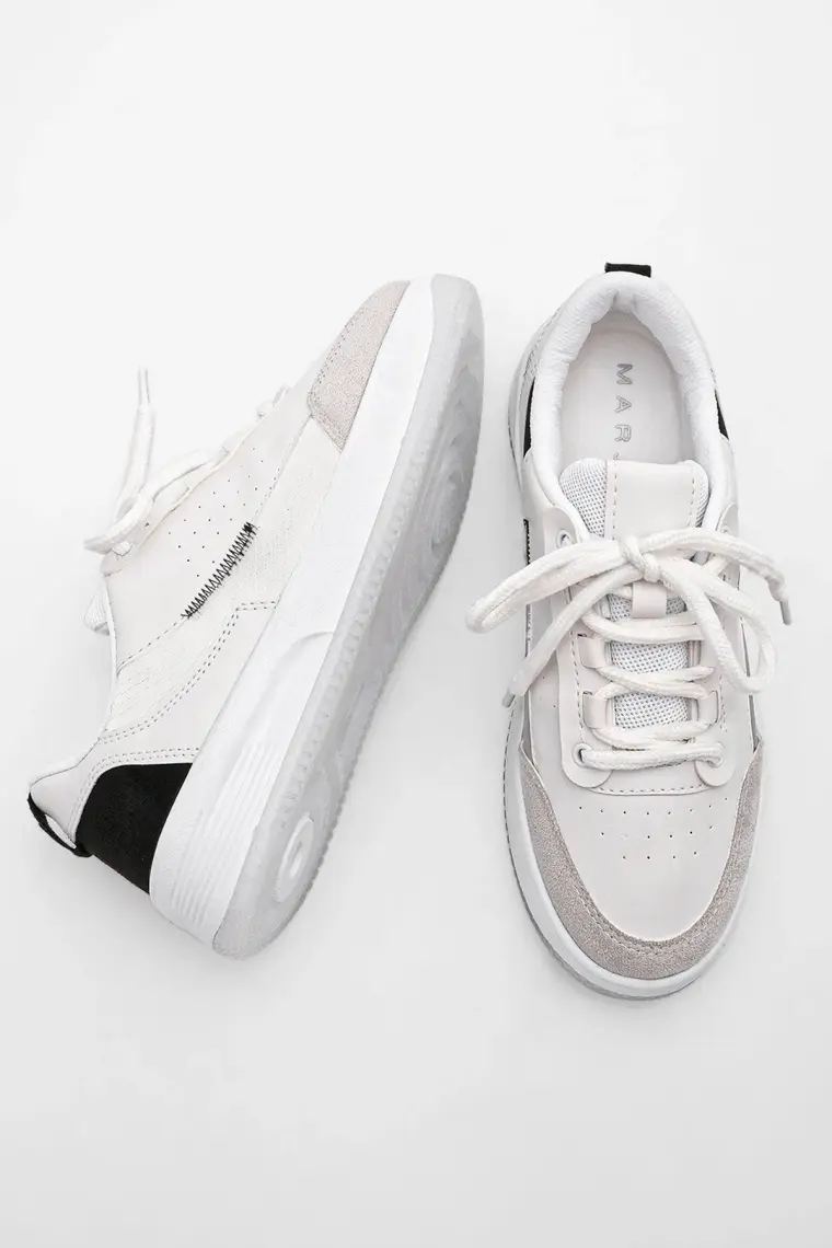 Marjin Kadın Sneaker Kalın Taban Spor Ayakkabı Loske