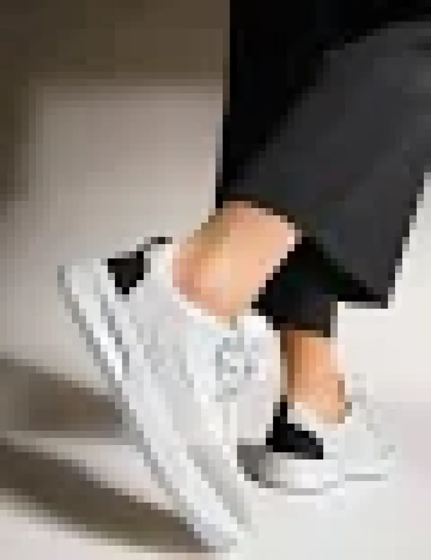 Marjin Kadın Sneaker Kalın Taban Spor Ayakkabı Loske