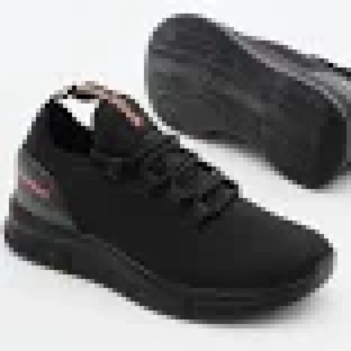 Tonny Black Unisex Siyah Nefes Alabilen Kumaş Poli Taban Bağcıklı Spor Ayakkabı
