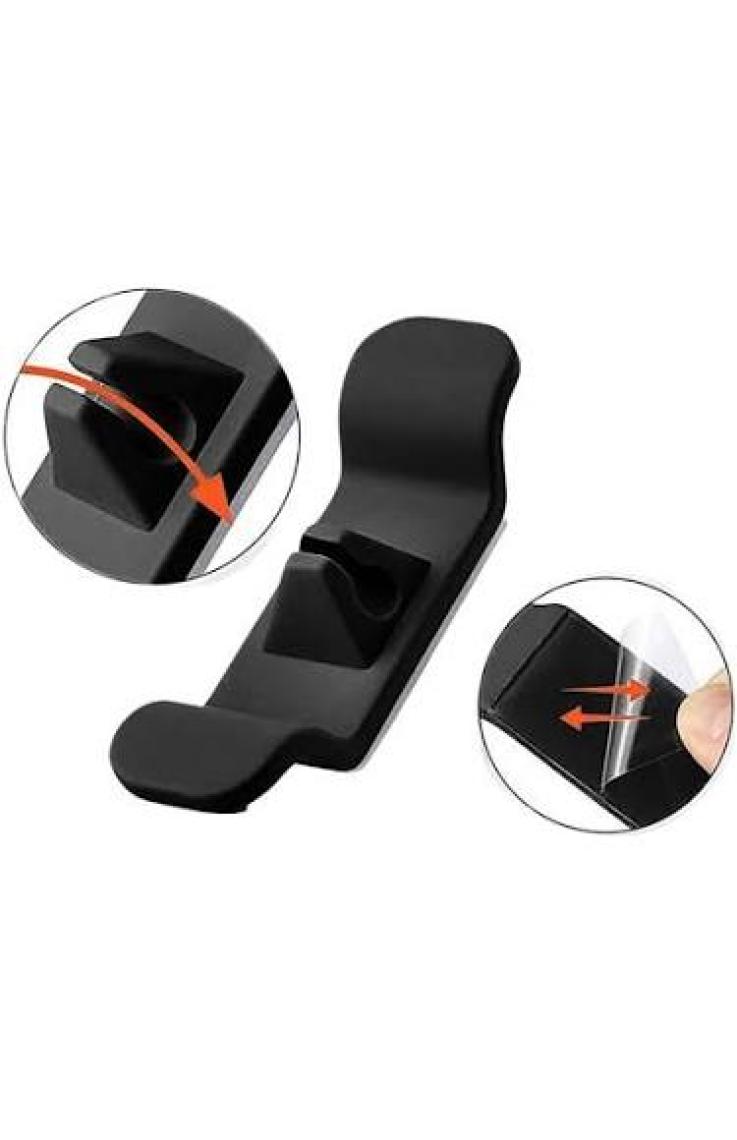 EngStore Buffer 6 Lı Pratik Kablo Toparlayıcı Yapışkanlı Klips Mutfak Air Fryer Kettle Kahve Tost Makinası