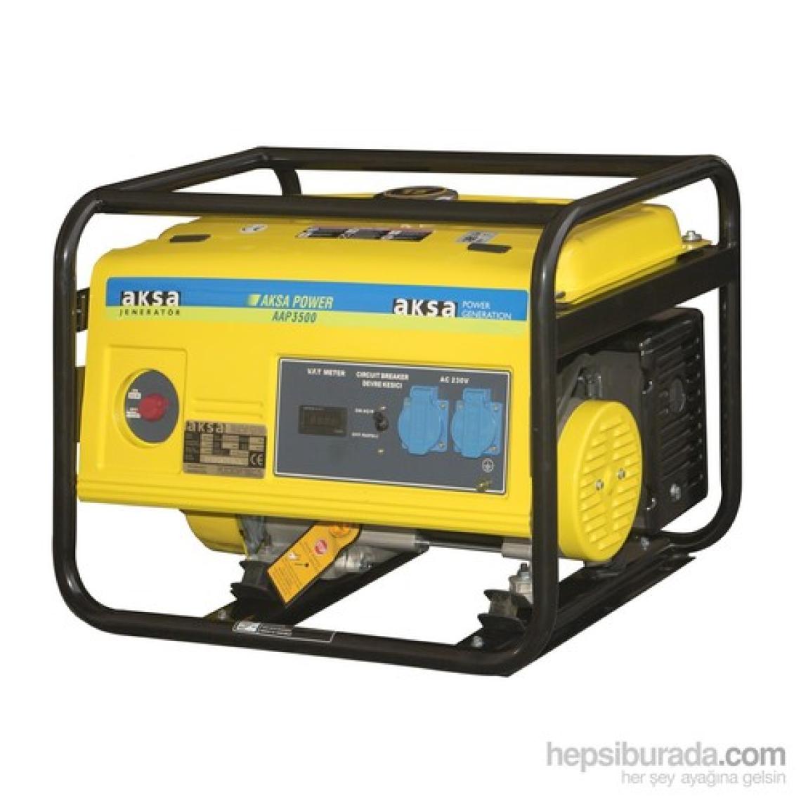 Aksa AAP-3500E Benzinli Jeneratör 3kVA