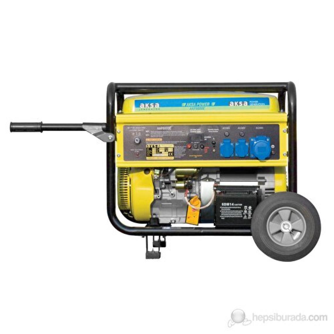 Aksa AAP 8000E 8 kVA Benzinli Monofaze Jeneratör
