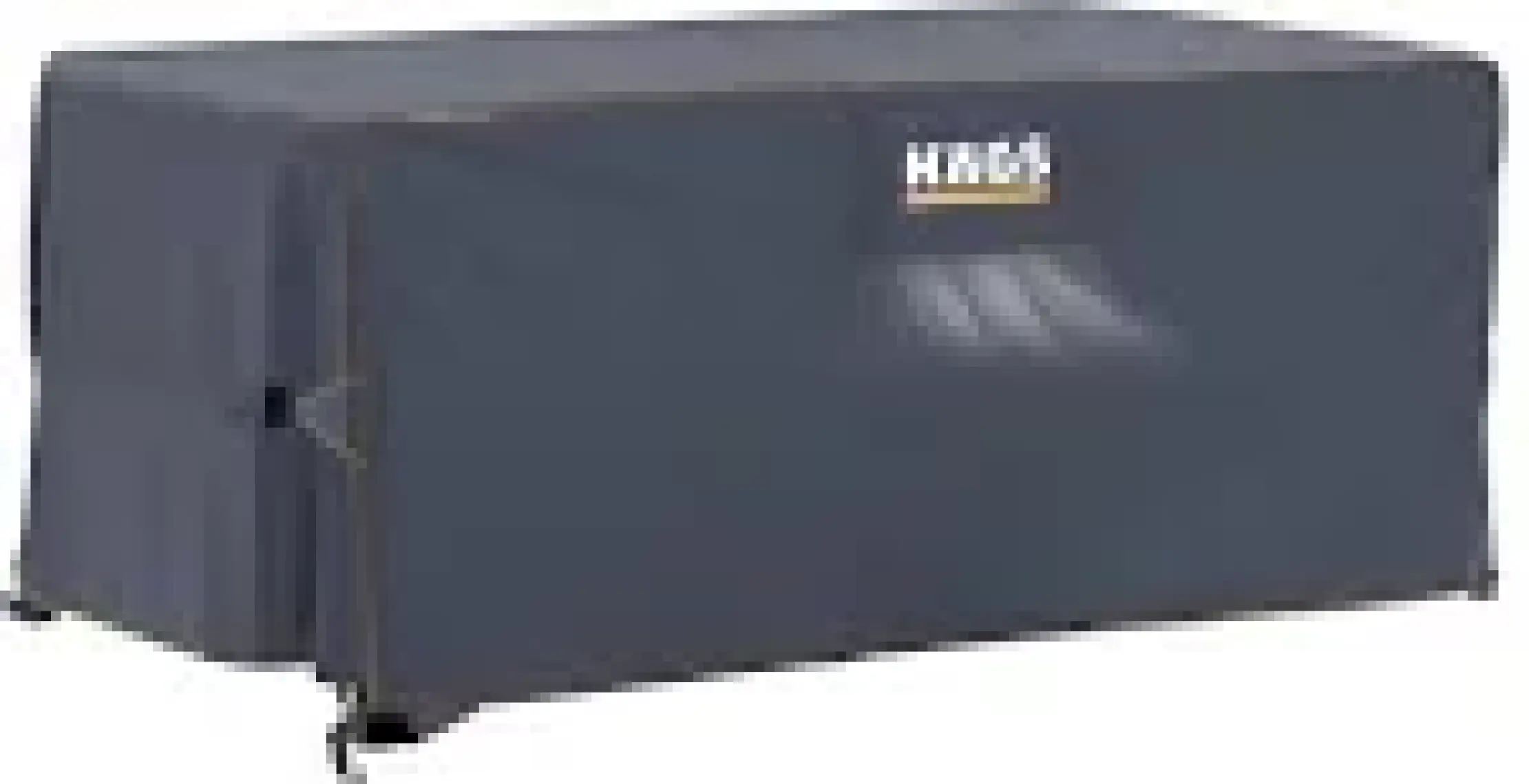 Haegs Bahçe Mobilyası Örtüsü, 200-160-74cm, Su Geçirmez, Dış Mekan Masa Ve Sandalye Örtü Branda Gri