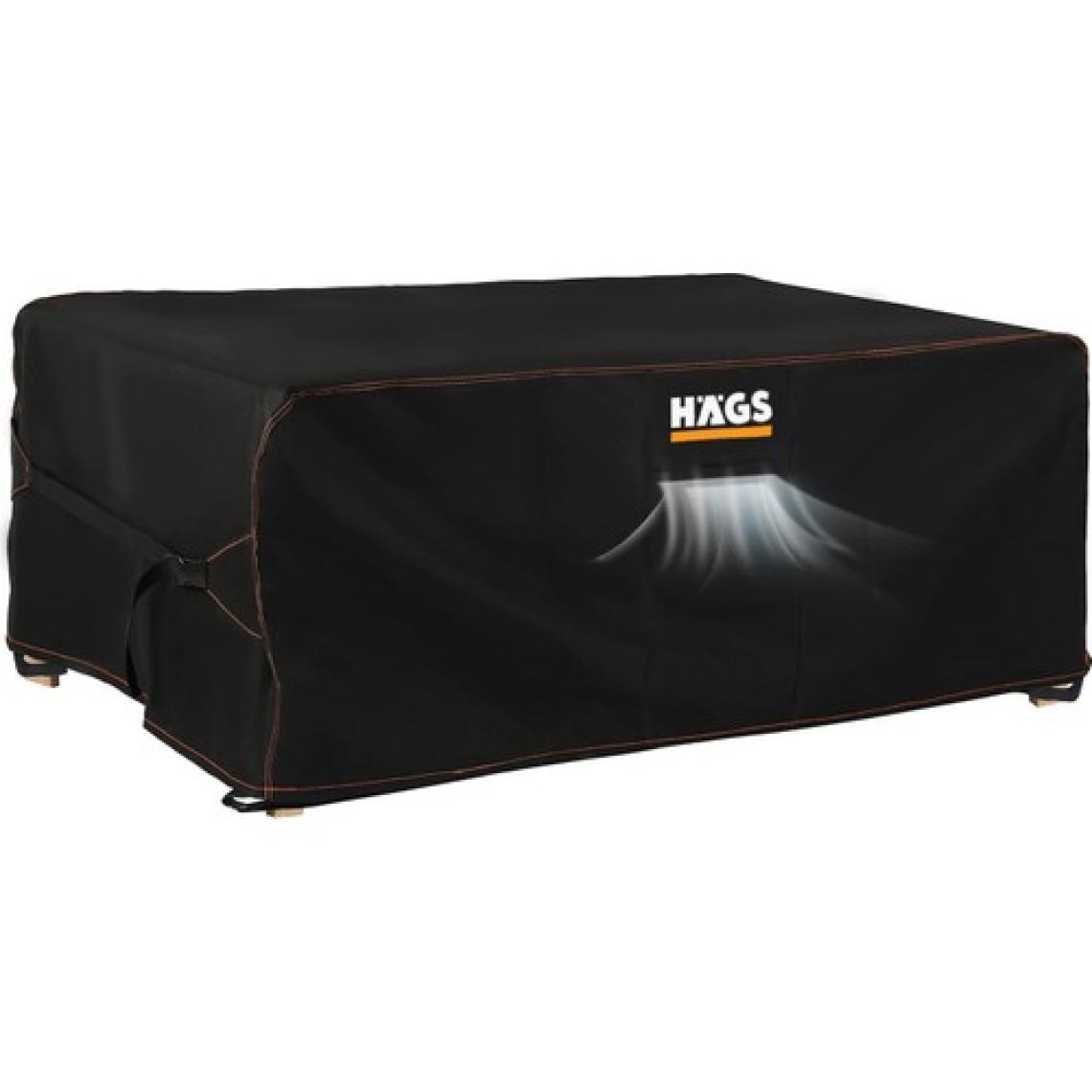 Haegs Bahçe Mobilyası Koruma Kılıfı Örtüsü, 200-160-74cm, Su Geçirmez, Dış Mekan Masa ve Sandalye Koruma Brandası