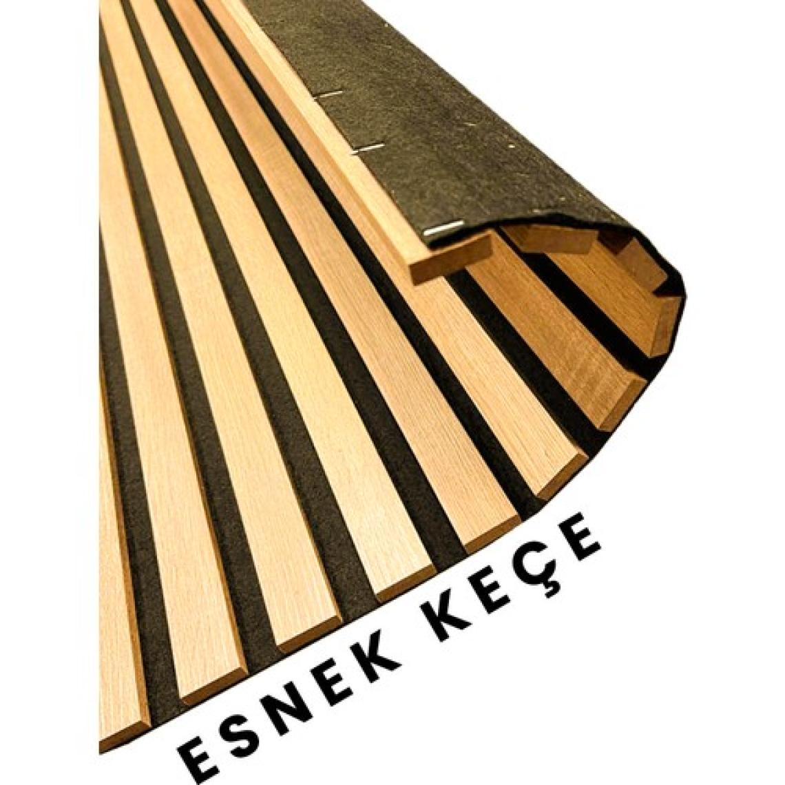 Detay Poliuretan Mdf Ahşap Akustik Duvar Paneli 100 x 280 cm ( Teak )