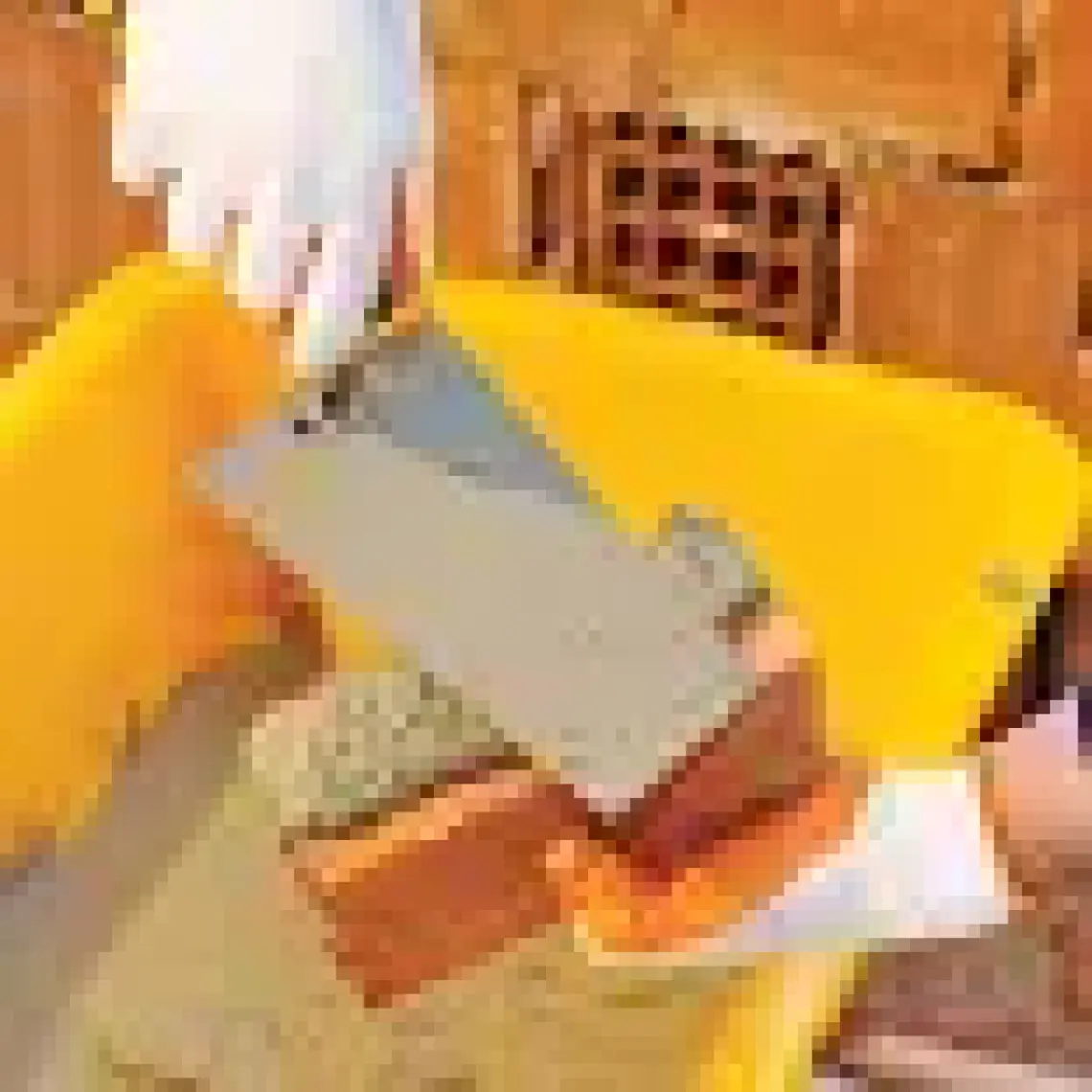 Dekor Duvarcı Malası Plastık Saplı Yay Çelıgı 16 Cm  381