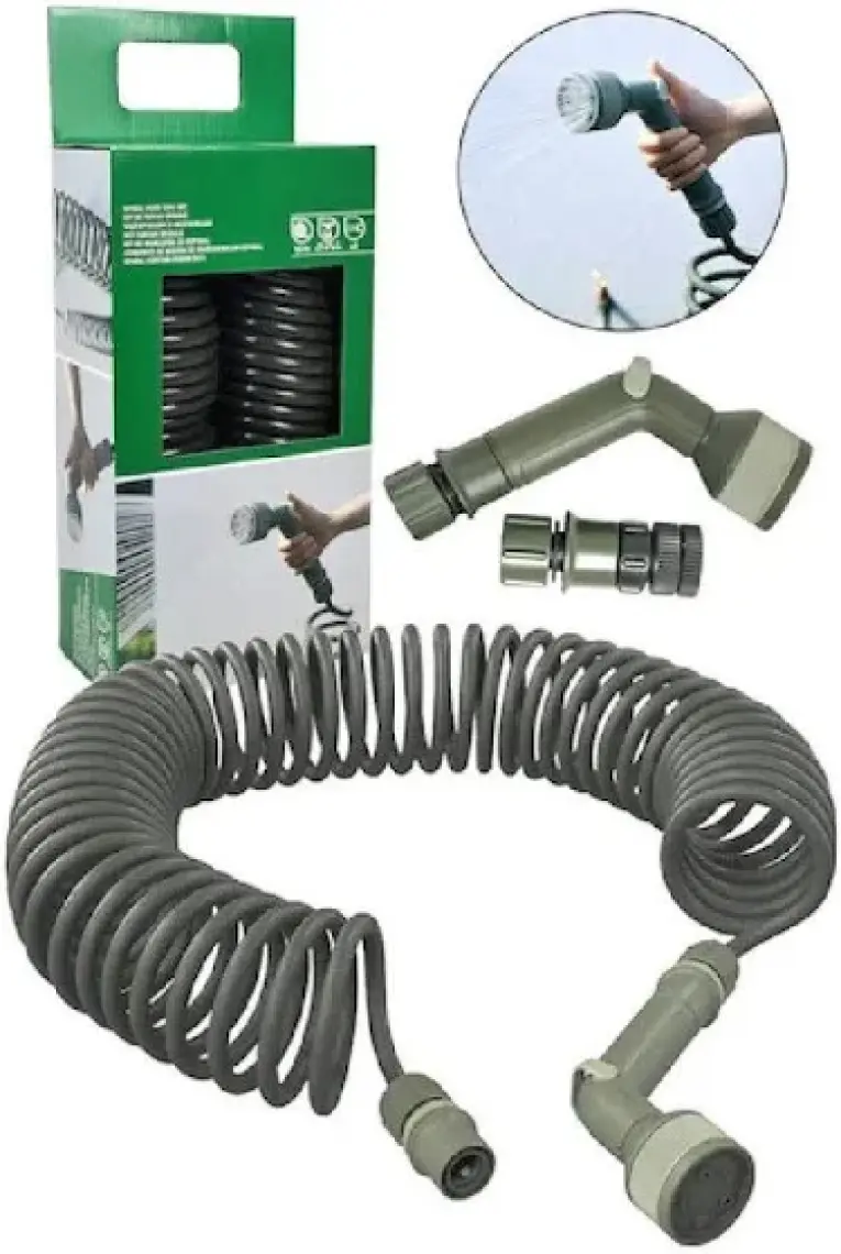 Good Hau Store Verve 15 Metre Spiral Hortum Seti , Bahçe, Balkon Sulama Seti