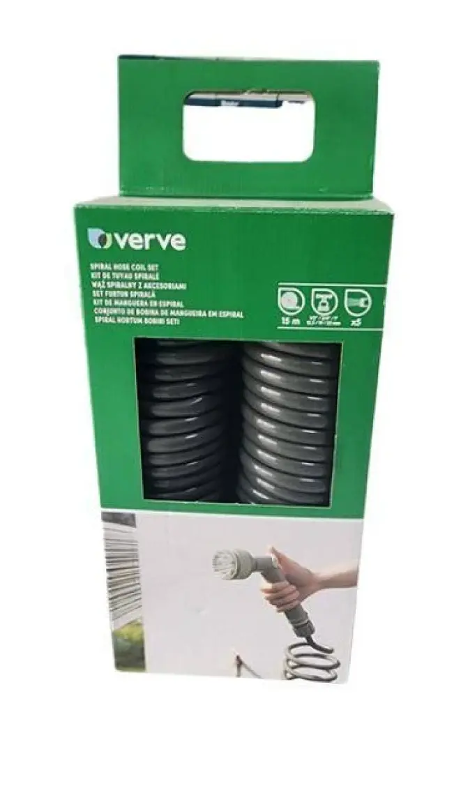 Good Hau Store Verve 15 Metre Spiral Hortum Seti , Bahçe, Balkon Sulama Seti