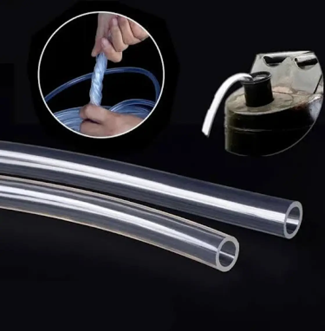 Badem10 20 METRE Şeffaf Terazi Hortumu İç Çap 8 mm Termosifon Otomobil Kapı Fitili