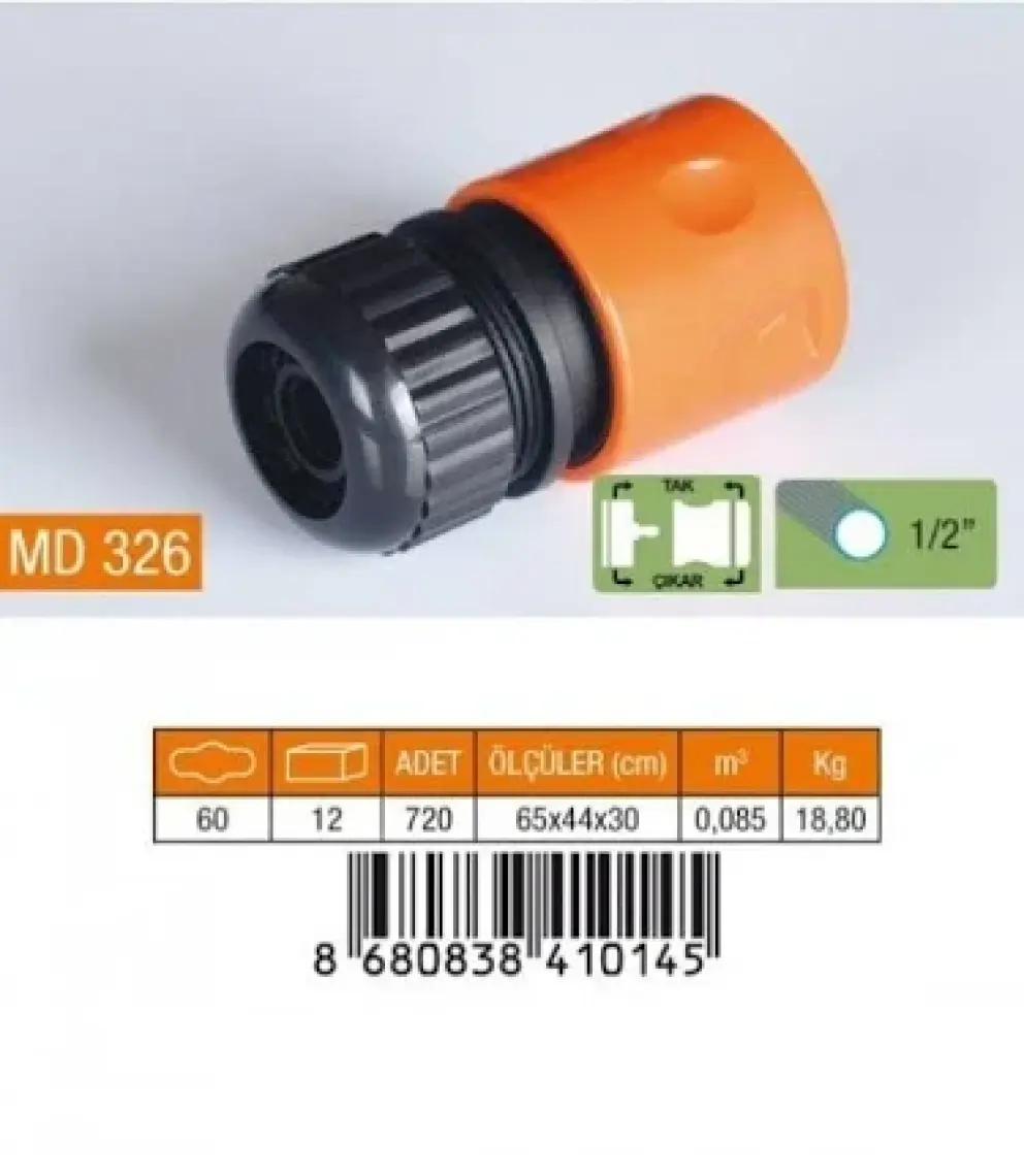 Stihl 1/2" Otomatık Hortum Baglantısı MD326