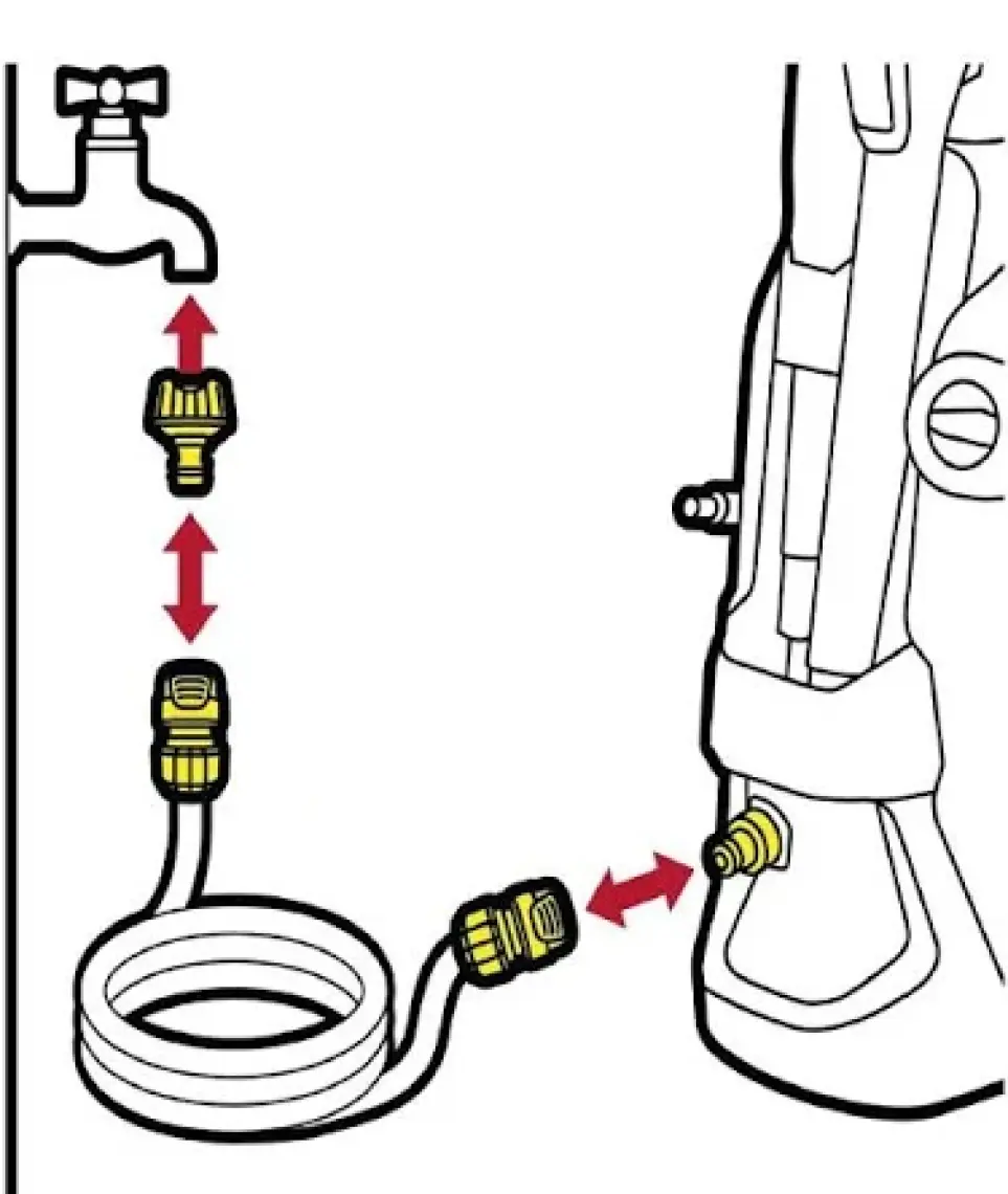 Karcher Musluk Adaptörü G1 W/ G3/4  Çap Düşürücü