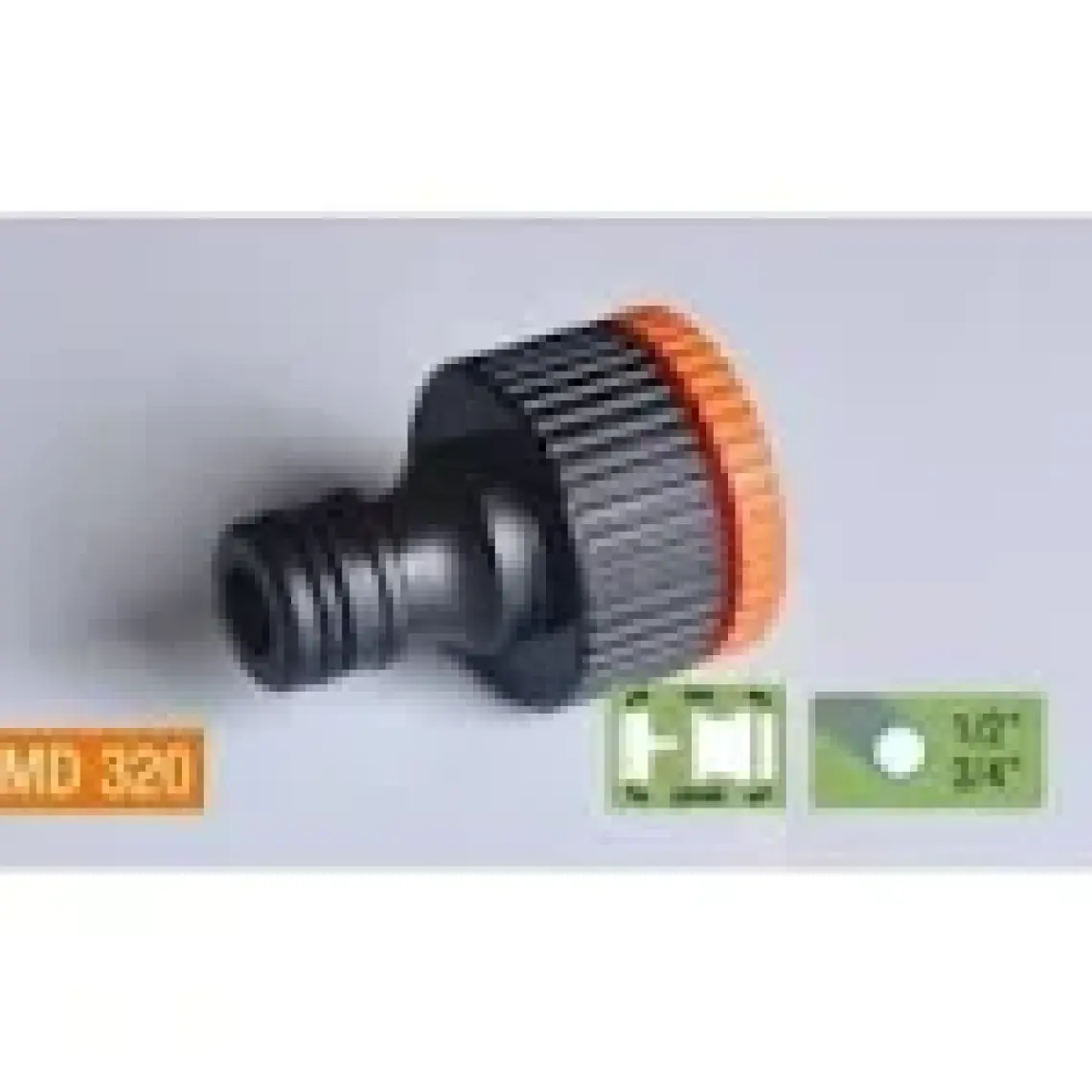 Medalyan 1/2-3/4" Musluk Adaptörü Plastik  MD320