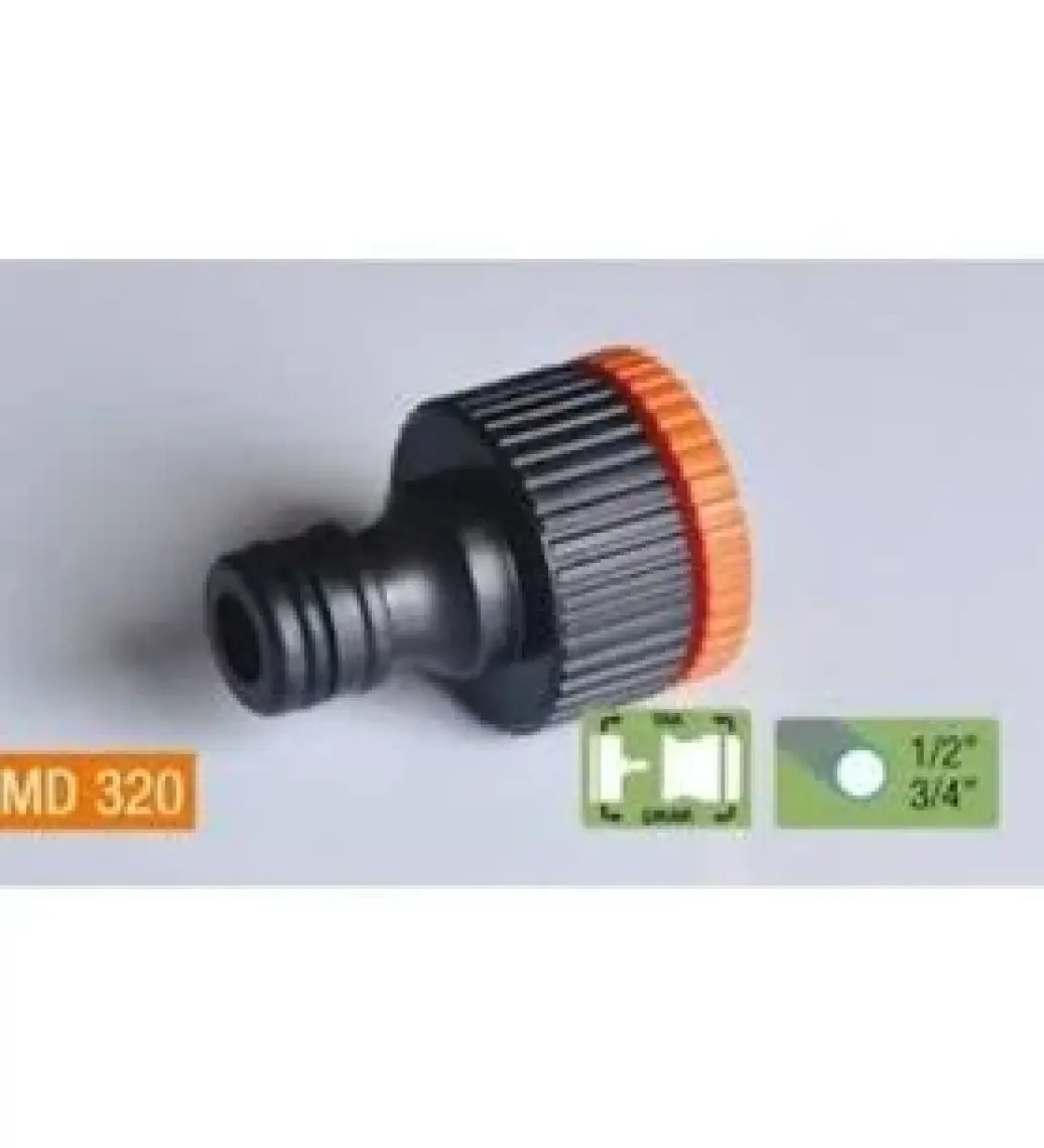 Medalyan 1/2-3/4" Musluk Adaptörü Plastik  MD320
