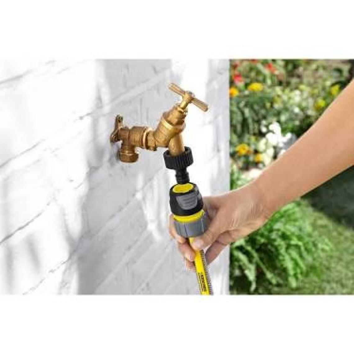 Karcher Premium Universal Bağlantı Aparatı Aqua Stopu İle  1/2" - 5/8" - 3/4"