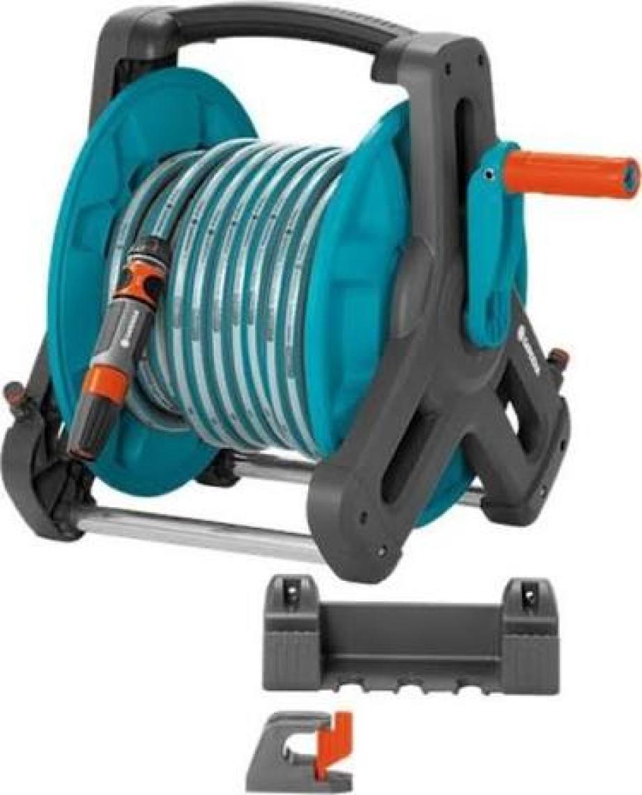 Gardena 8009-20 Duvara Montelı Hortum Arabası Set