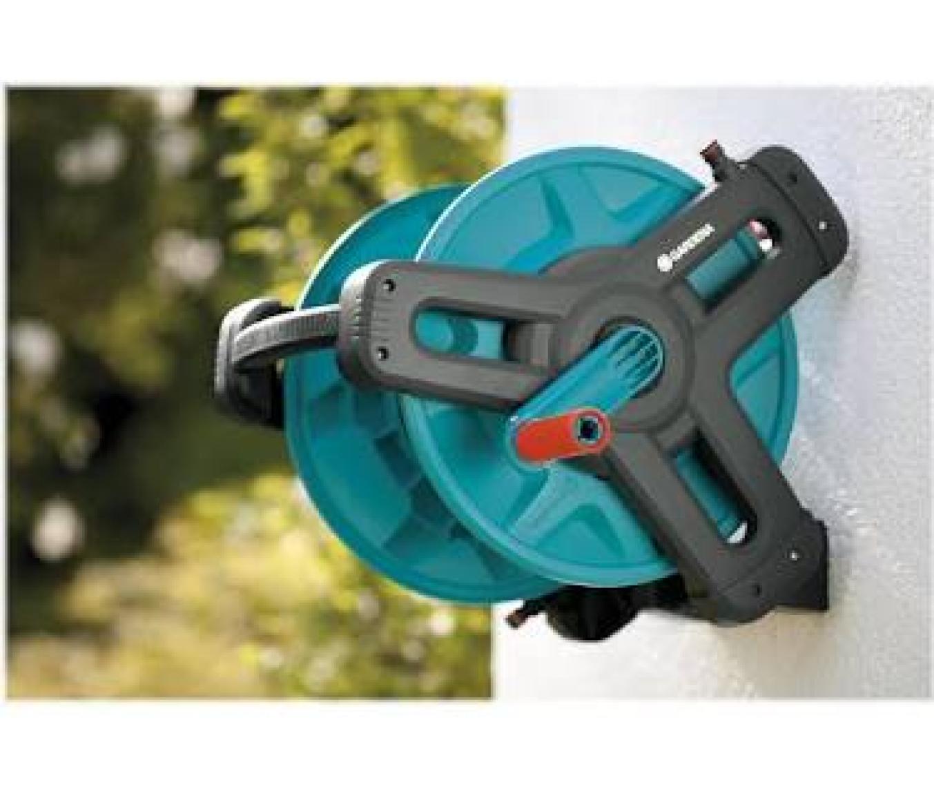 Gardena 8009-20 Duvara Montelı Hortum Arabası Set