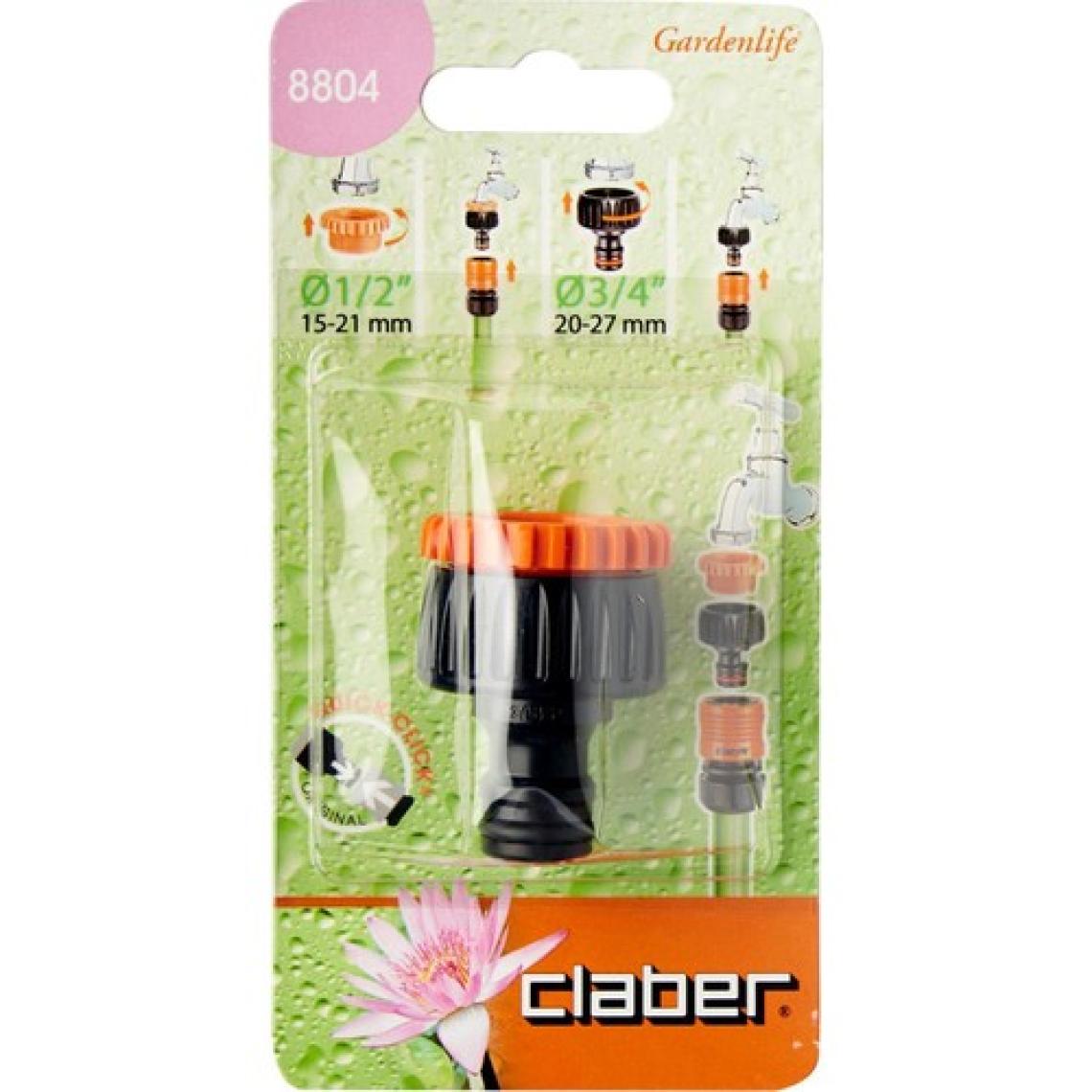 Claber 8804 Musluk Adaptörü Redüktörlü 1/2"