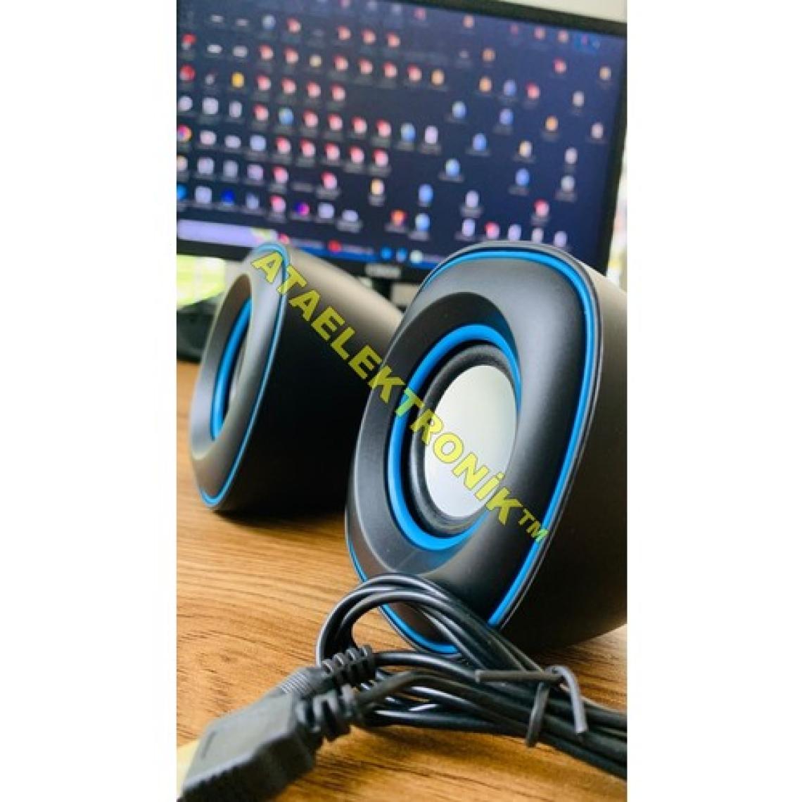 Ata Elektronik Kablolu 2.0 Mini USB Hoparlör Bilgisayar Laptop Speaker Ses Sistemi