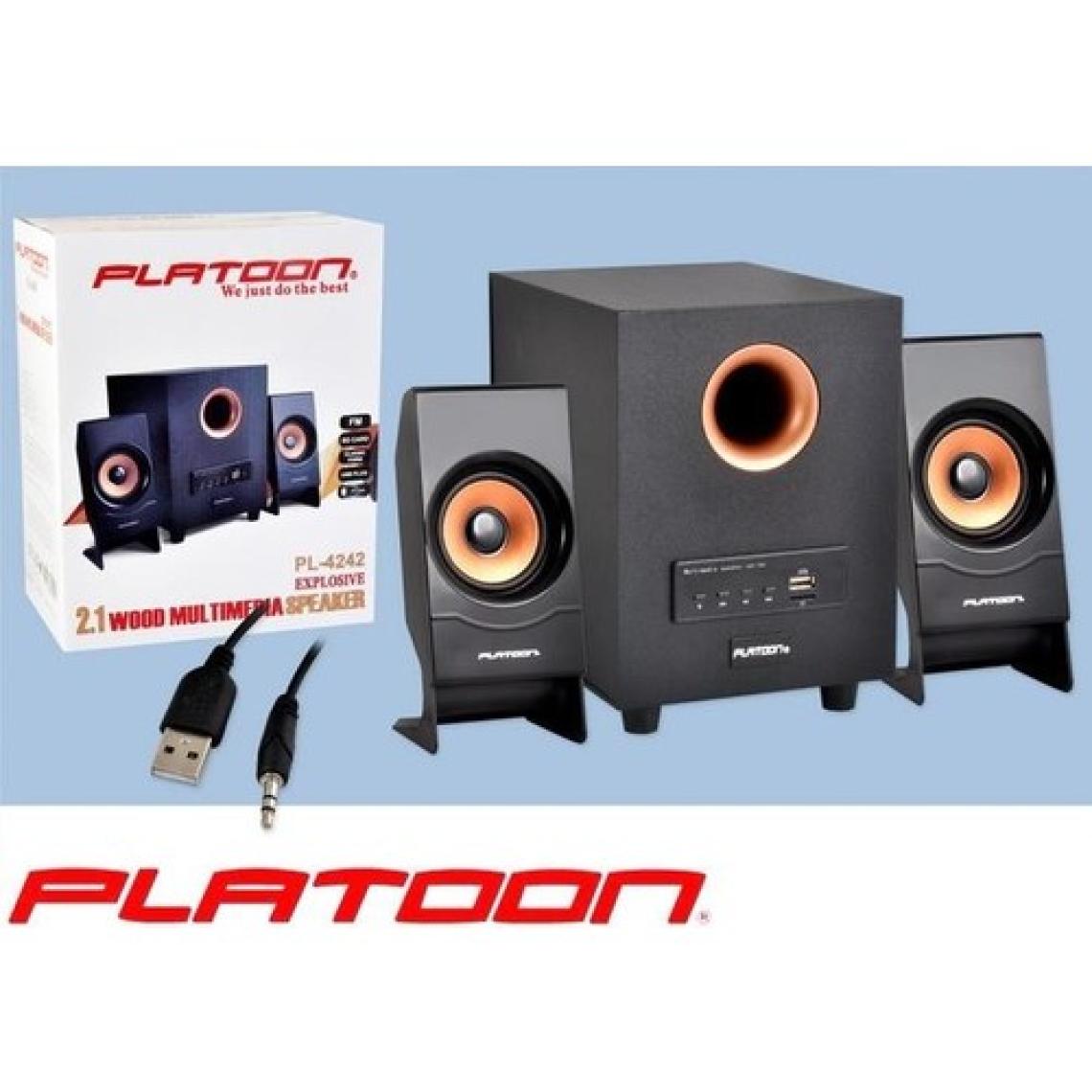 Platoon Pl-4242 USB-SD Kart-Fm 2+1 Ses Sistemi