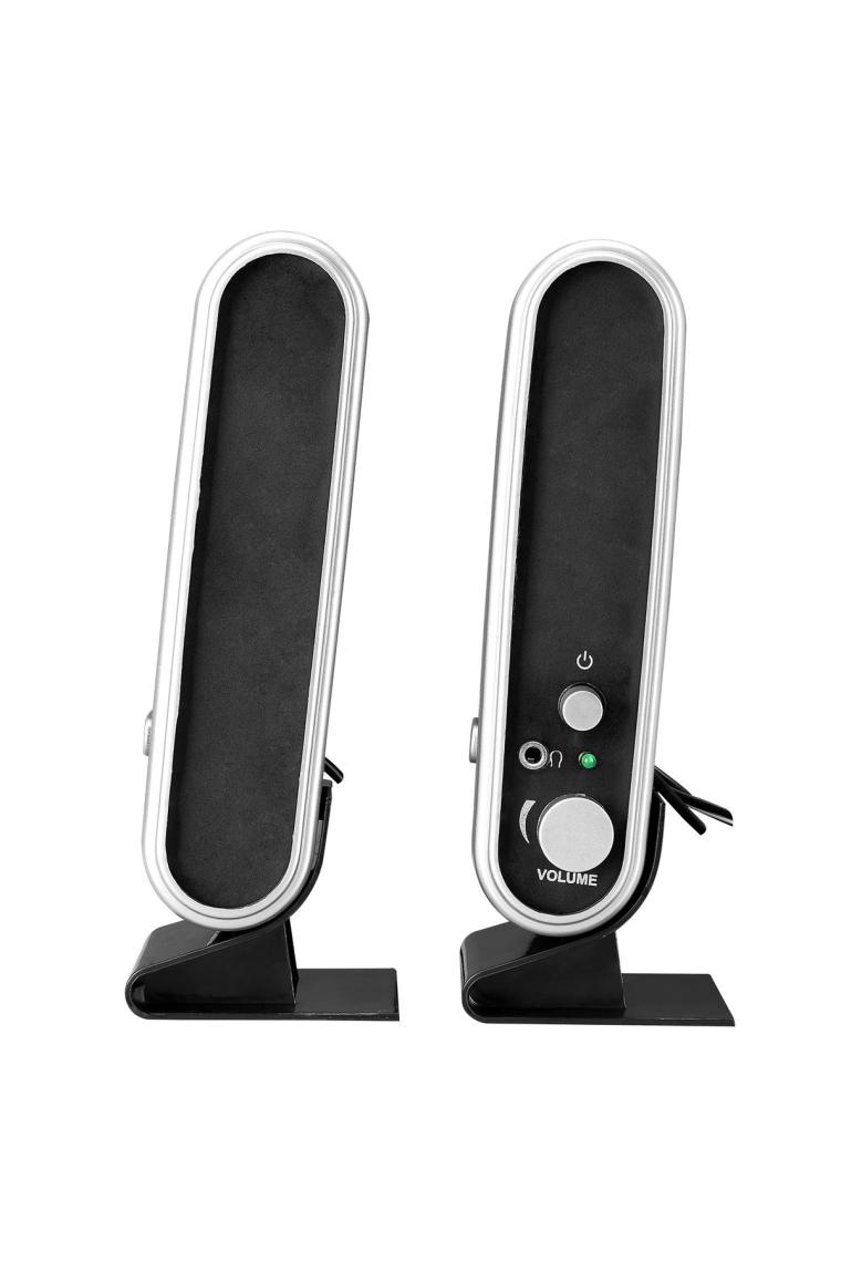 Snopy SN-820 2.0 Siyah/Gümüş Lcd İnce Tasarım USB Multimedia Speaker Hoparlör