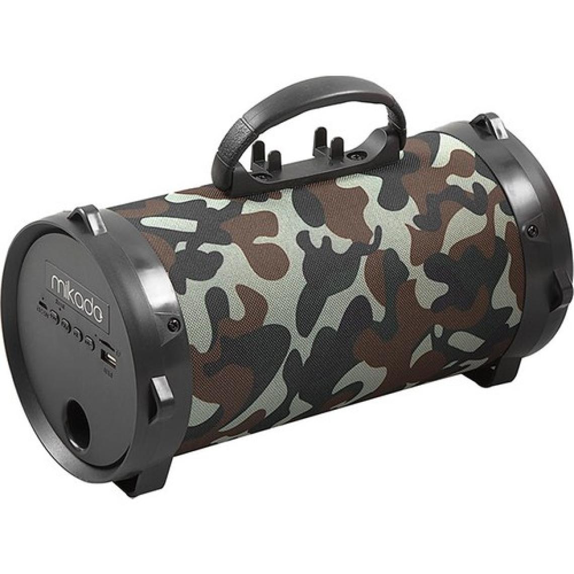 Mikado MD-BT29 5 W TF FM Destekli Kamuflaj Bluetooth Hoparlör
