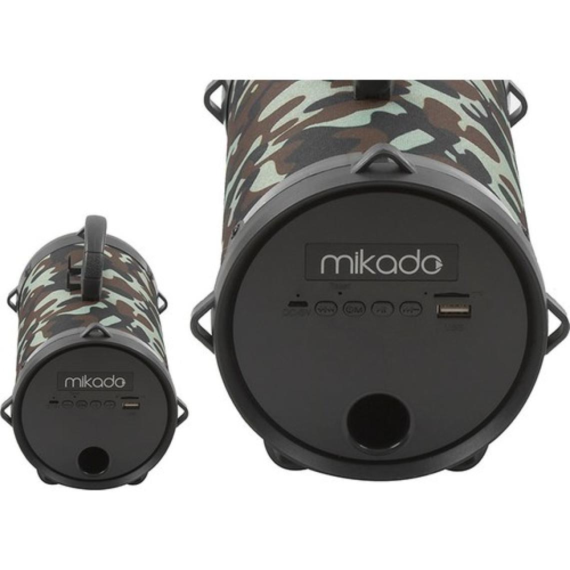 Mikado MD-BT29 5 W TF FM Destekli Kamuflaj Bluetooth Hoparlör