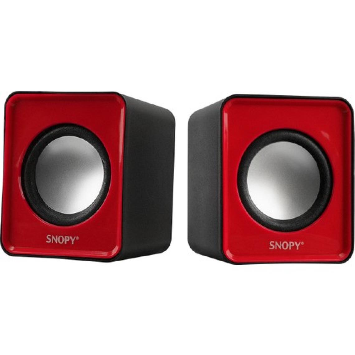 Snopy Sn-66 2.0 Kırmızı Usb Speaker Sn-66-K