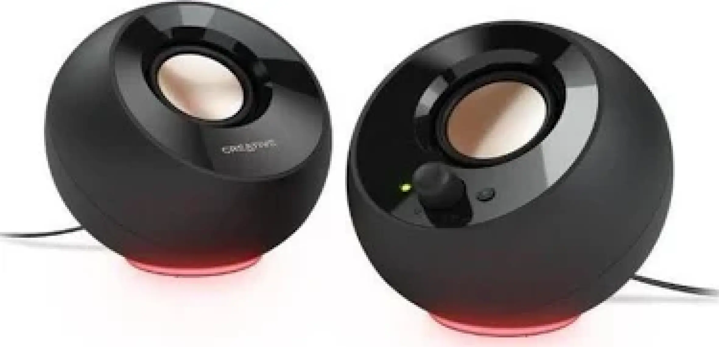 Creative Pebble SE Siyah 16W RGB Aydınlatmalı USB-C Stereo Multimedya Hoparlör Seti