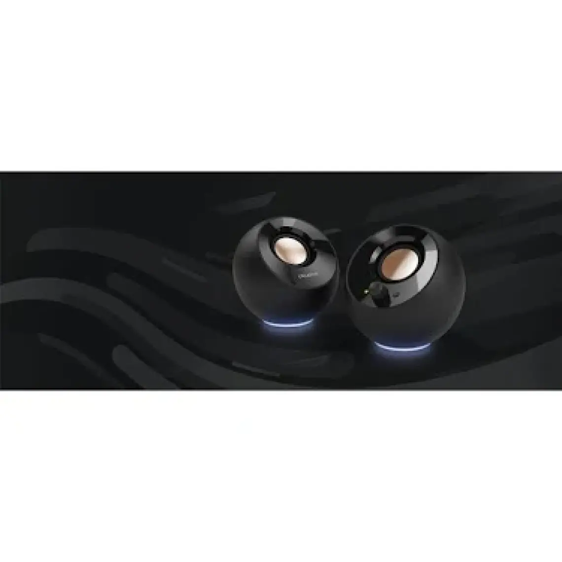 Creative Pebble SE Siyah 16W RGB Aydınlatmalı USB-C Stereo Multimedya Hoparlör Seti