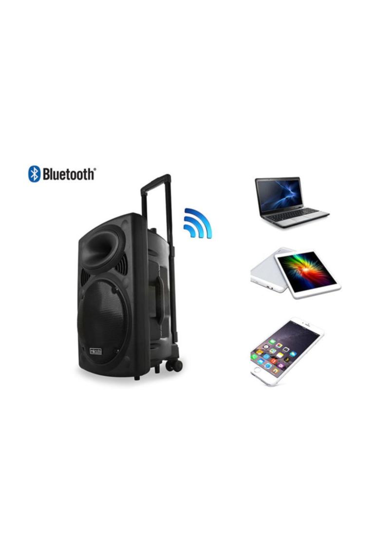 Mikado MD-86KP V1 30W USB/BT/TF/TWS Kablosuz Mikrofonlu Toplantı-Parti Hoparlör