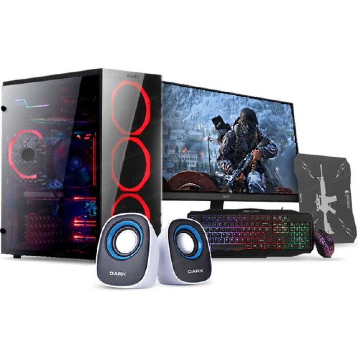 Dark SP100B 1+1 Multimedia USB Speaker Siyah