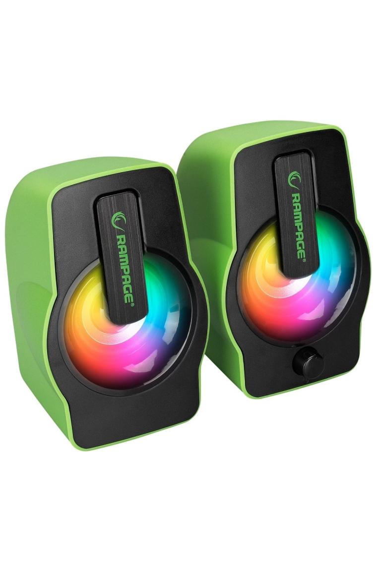 Rampage RMS-G7 Falsetto 2.0 6 Watt 50Hz-20KHz Kırmızı Multimedia 5V USB Speaker