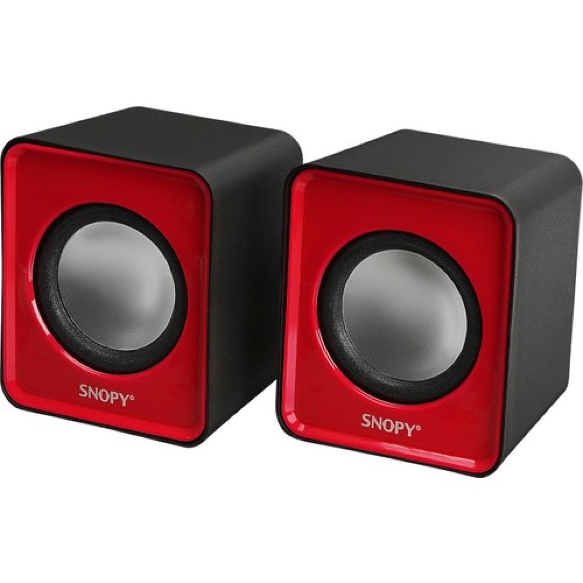 Snopy Sn-66 2.0 Kırmızı Usb Speaker Sn-66-K