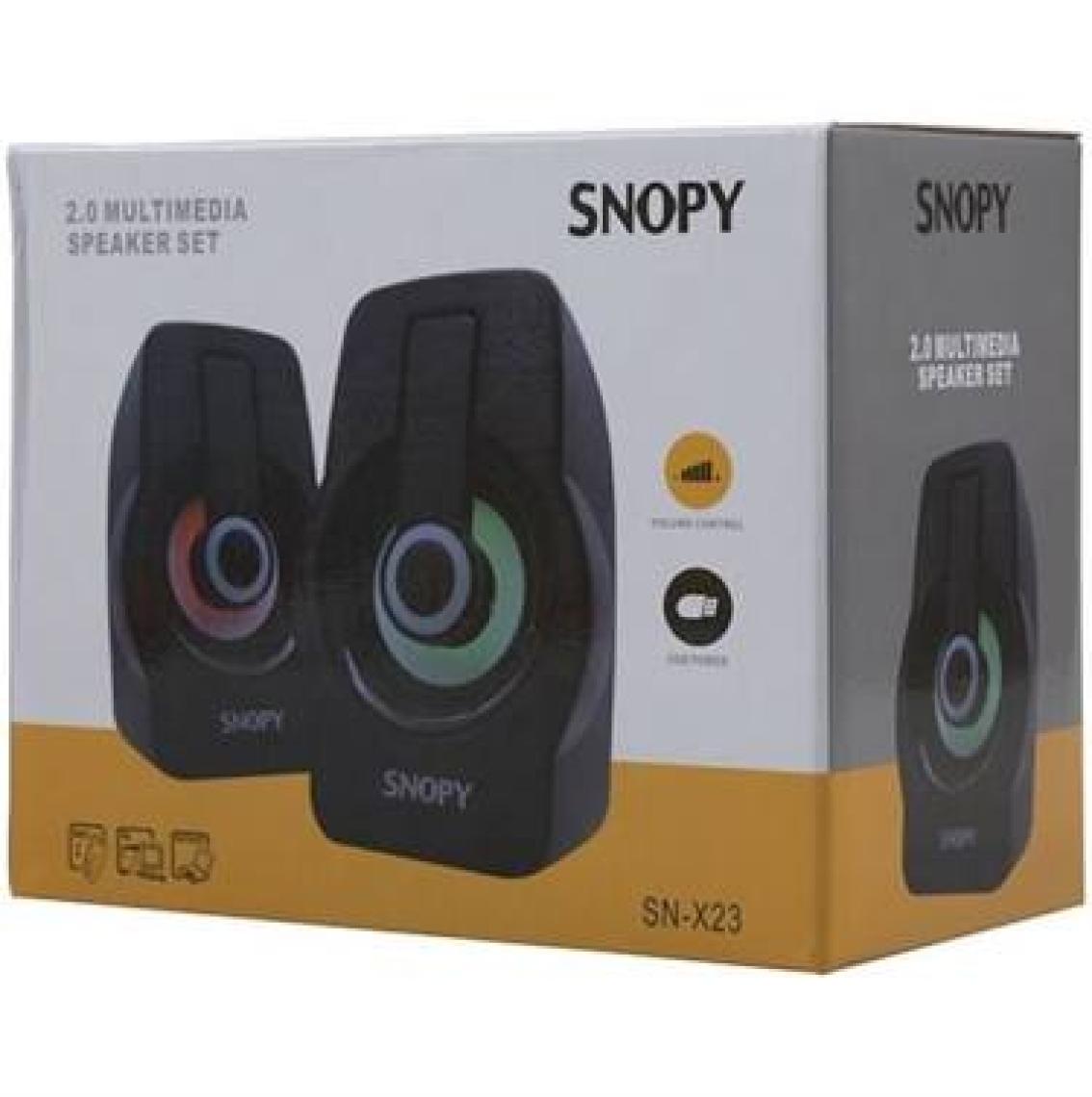 Snopy SN-X23 RGB USB Speaker Mavi