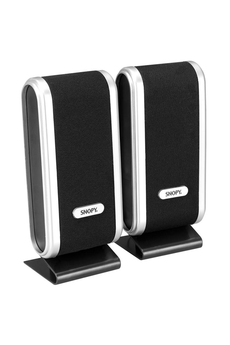 Sn-820 2.0 Siyah/gümüş Lcd Ince Tasarım Usb Speaker