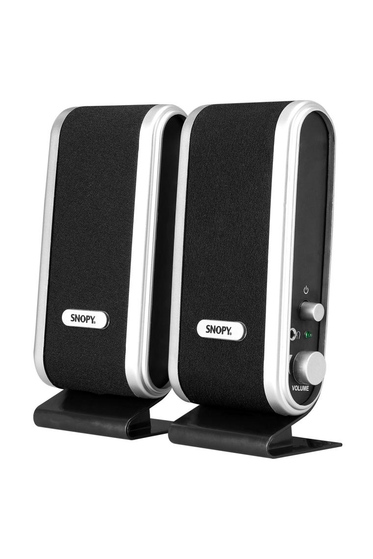Sn-820 2.0 Siyah/gümüş Lcd Ince Tasarım Usb Speaker