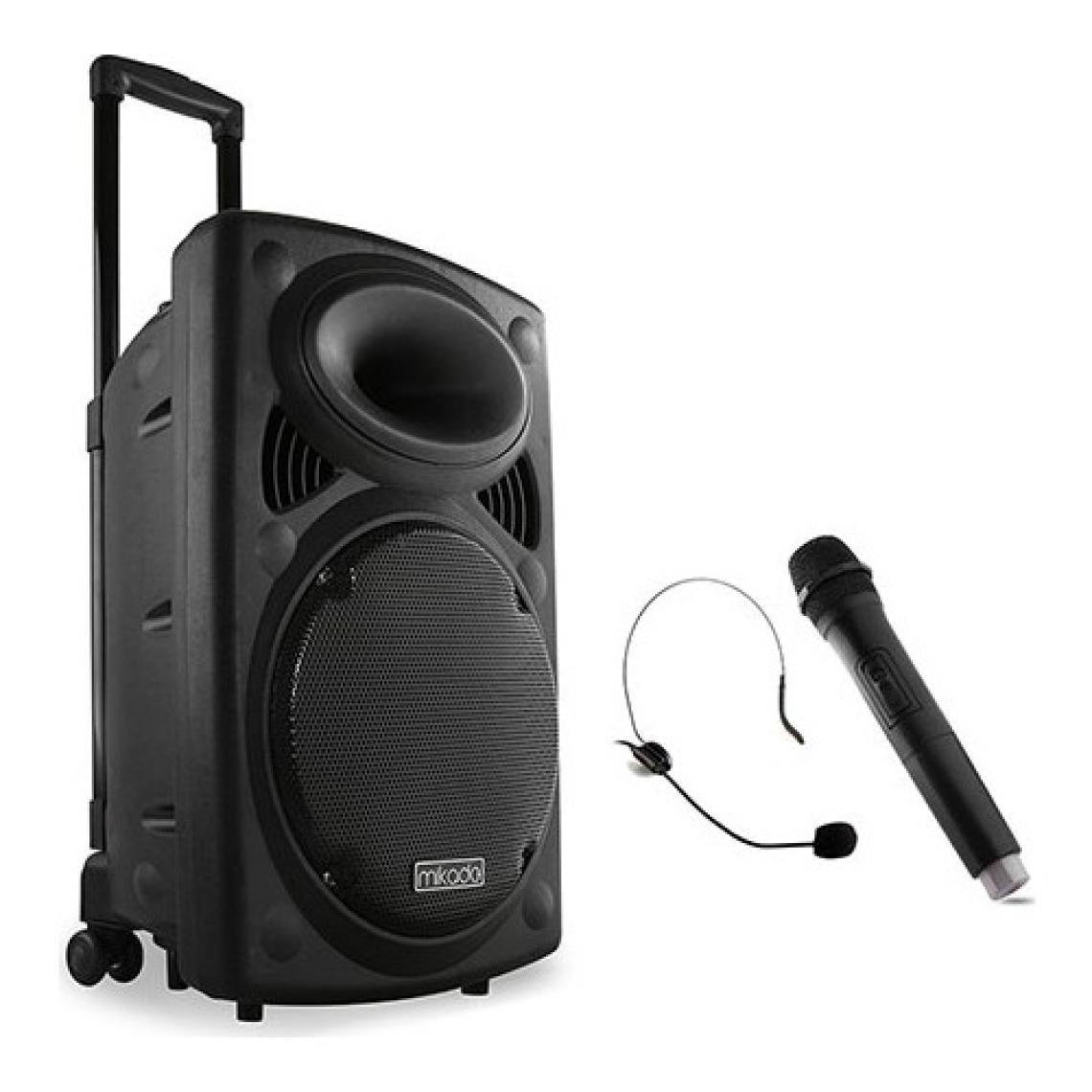 Mikado MD-86KP V1 30W USB/BT/TF/TWS Kablosuz Mikrofonlu Toplantı-Parti Hoparlör