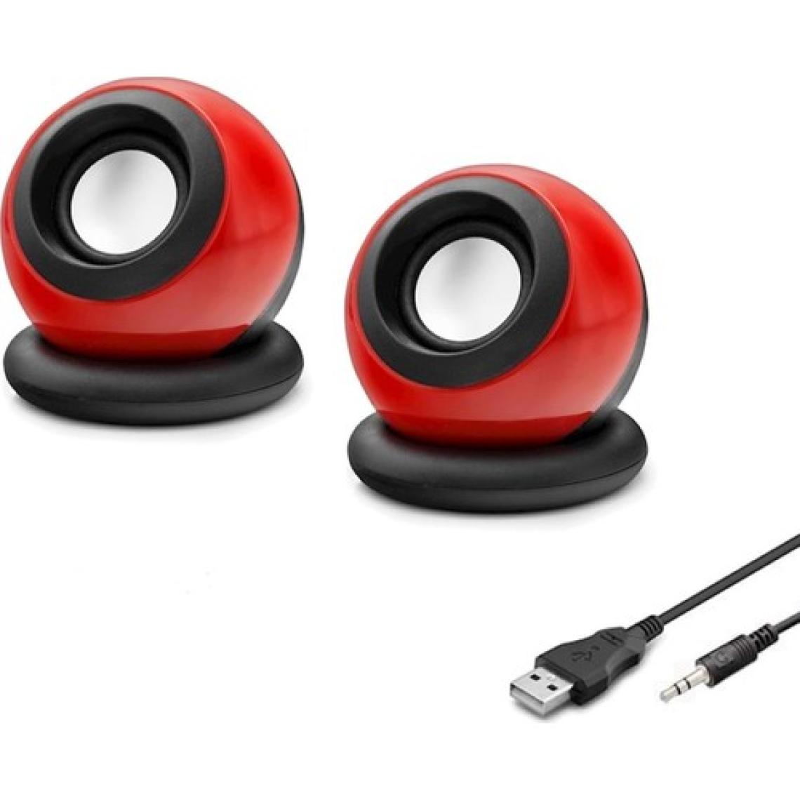 Dnr D-08L 1+1 USB 2.0 Mini Oval Hoparlör