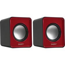 Snopy SN-66 1 W 1+1 Kırmızı Hoparlör