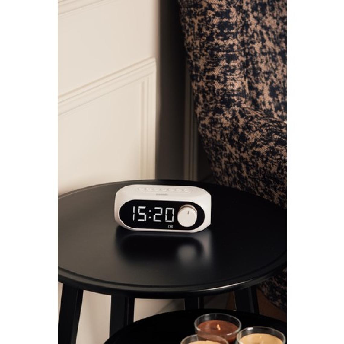 Asonic As-W6 1200MAH 5W Beyaz Bluetooth-Aux-Derece-Usb Double Alarmlı Saat Speaker