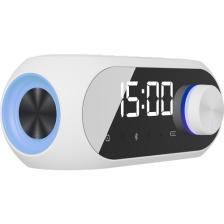 Asonic As-W6 1200MAH 5W Beyaz Bluetooth-Aux-Derece-Usb Double Alarmlı Saat Speaker