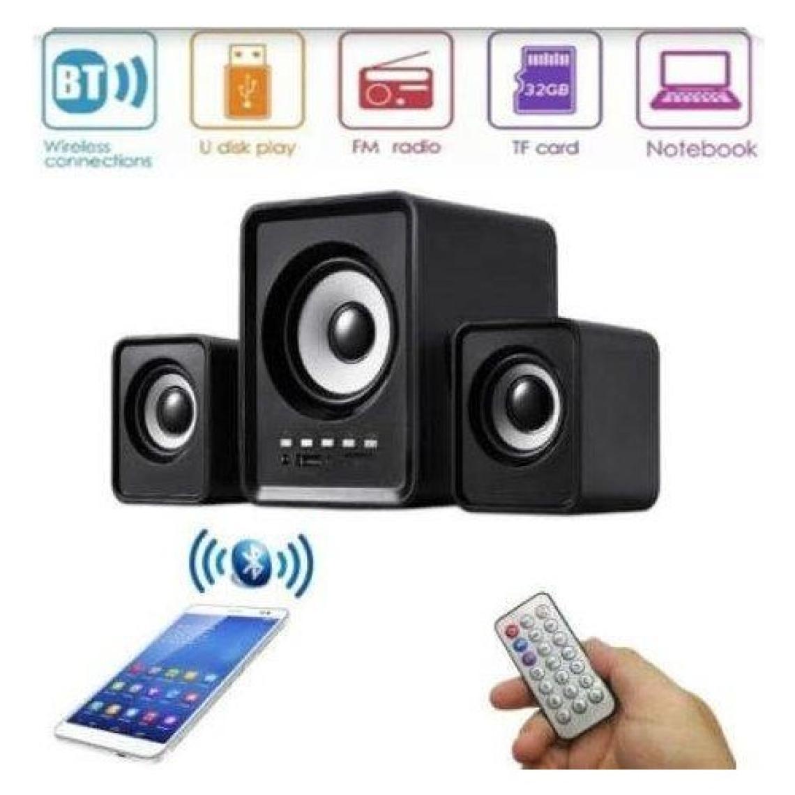 Mini FT-202BT 2.1 Pc Hoparlörü Siyah